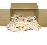 15 Safe & Healthy Rawhide Alternatives for Pomeranians 73 Brazilian Pet 100% Natural - Over 6 inches- Real Cow Ears (50 Pack) Prime Dog Chews, Free Range Grass Fed Cattle